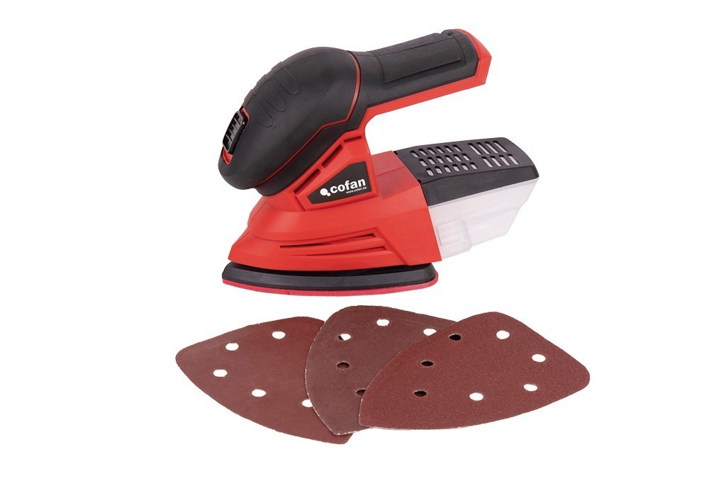 Lijadora Mouse a Batería Li-Ion 20 V 11000 Rpm Sin Cargador Ni Batería