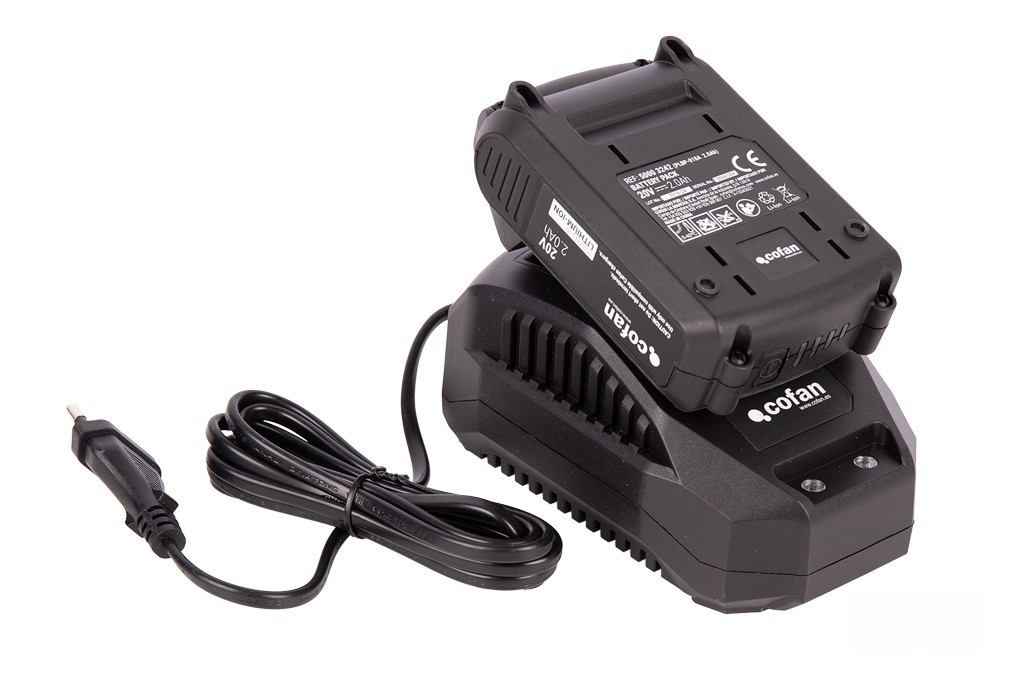Pack Cargador 20 V 2.4 a y Batería Li-Ion 20 V 2.0Ah - vista alternativa
