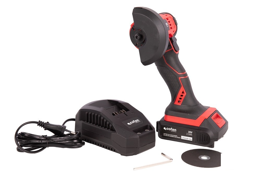 Miniamoladora a Batería Li-Ion 20 V 19500 Rpm 76 Mm