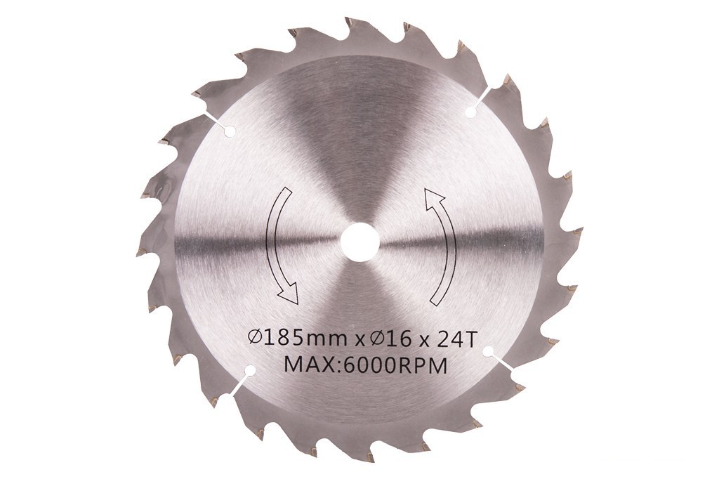 Disco Corte para Madera Ø185 Mm X 16 Mm X 2,4 Mm X 24 Dientes