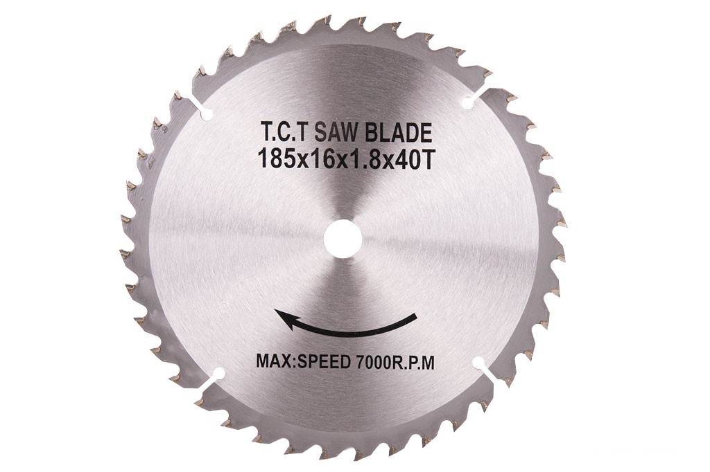 Disco Corte para Madera Ø185 Mm X 16 Mm X 1,8 Mm X 40 Dientes