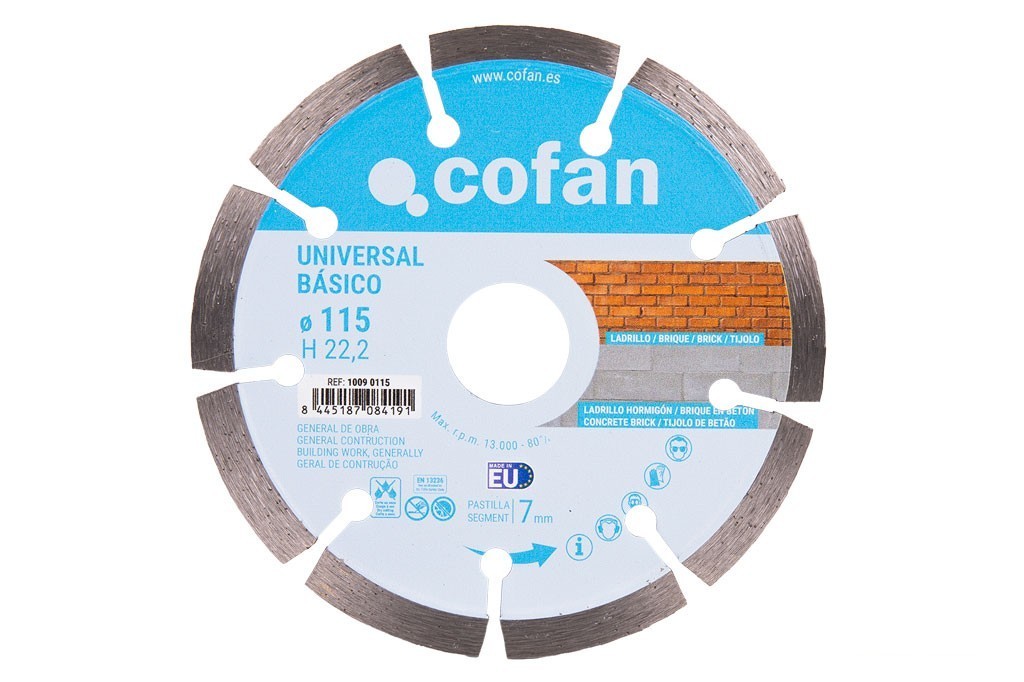Disco Diam. Universal Basico 115 Mm.