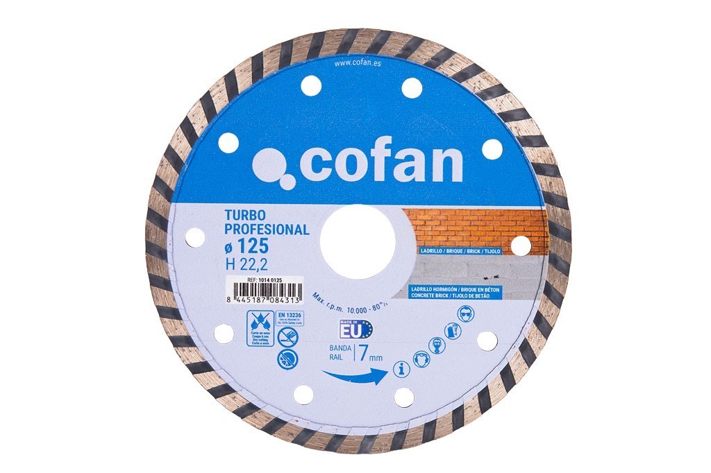 Disco Diam.turbo Profesional 125Mm.