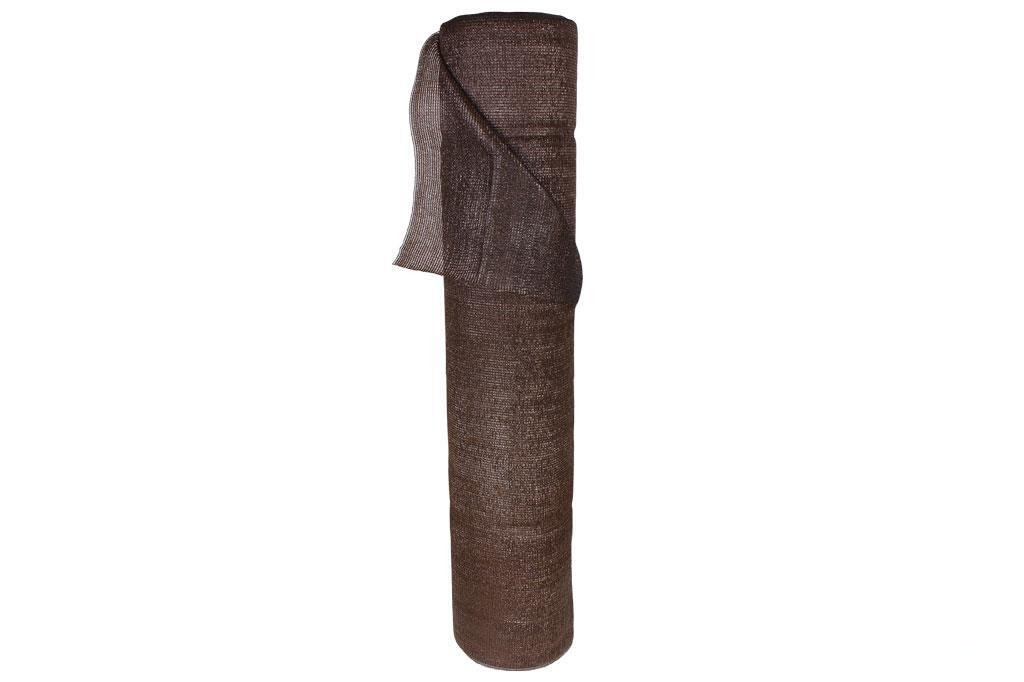 Malla Ocultación Marrón 90% / 120 Grs - 1 X 50 Mts