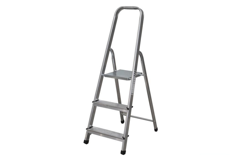 Escalera Aluminio 3 Peldaños y 0,65 M Altura Útil