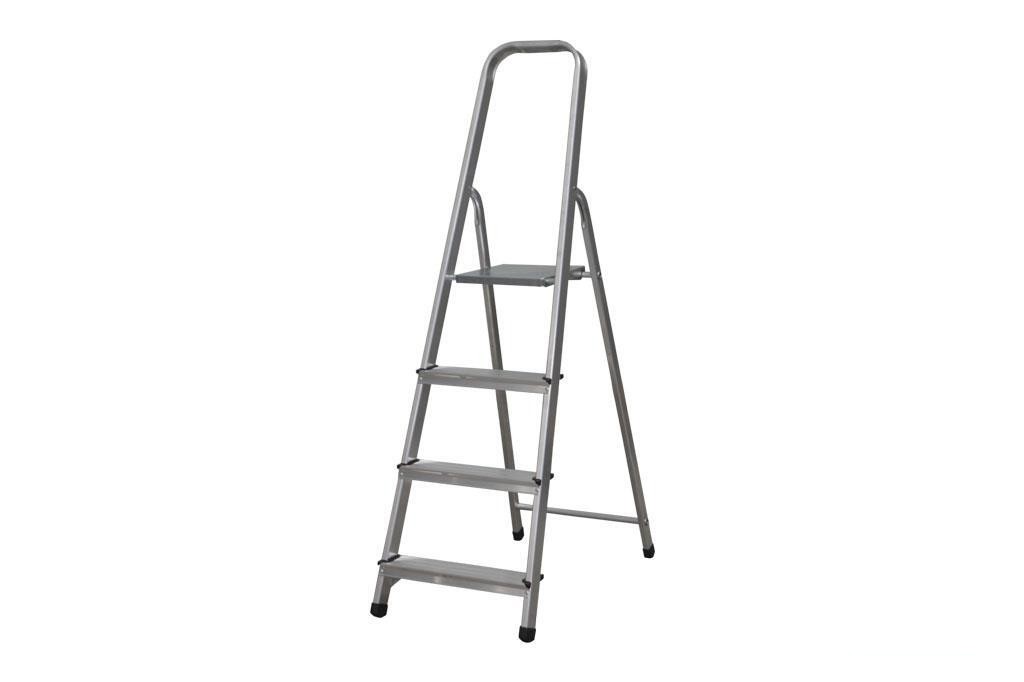 Escalera Aluminio 4 Peldaños y 0,89 M Altura Útil