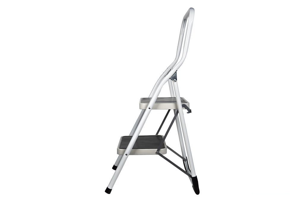 Escalera Doméstica Acero 2 Peldaños Altura 46 Cm - vista alternativa