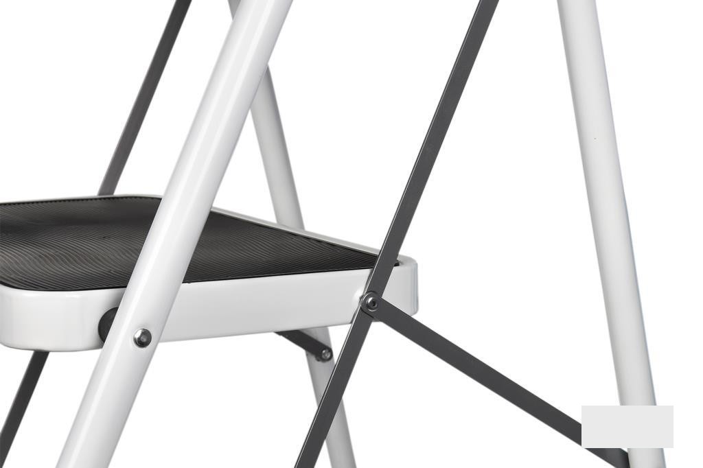 Escalera Doméstica Acero 3 Peldaños Altura 70 Cm - vista alternativa