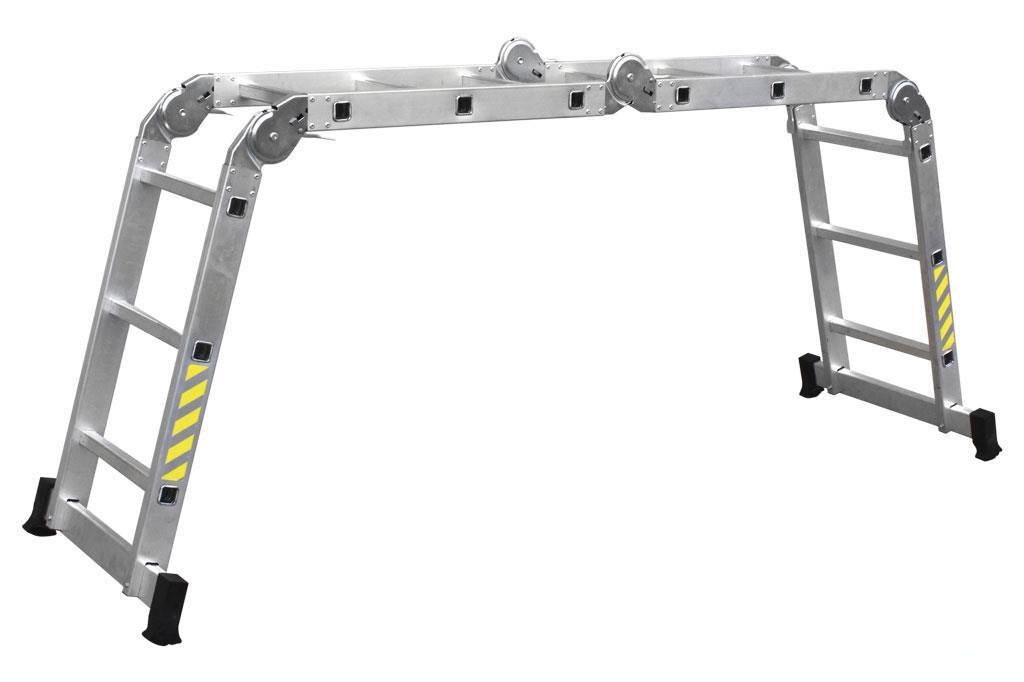 Escalera Multiusos Aluminio 4 X 3 Peldaños y 3,25 M