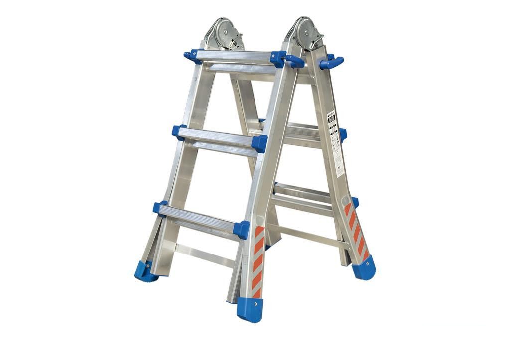 Escalera Plus Aluminio Multiposición 4 X 3 Peldaños y 2,83 M - vista alternativa