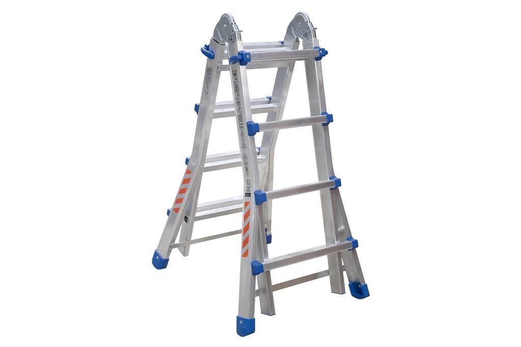 Escalera Plus Aluminio Multiposición 4 X 4 Peldaños y 3,83 M - vista alternativa