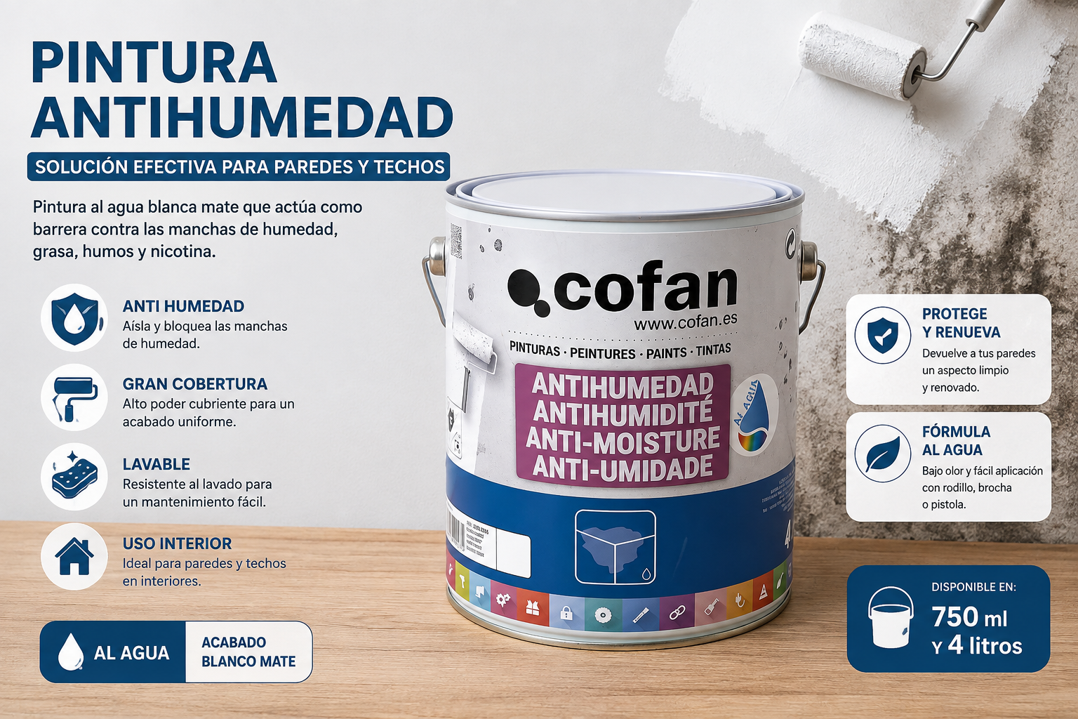 Pintura antihumedad: las mejores ventajas para solucionar las manchas de humedad en casa
