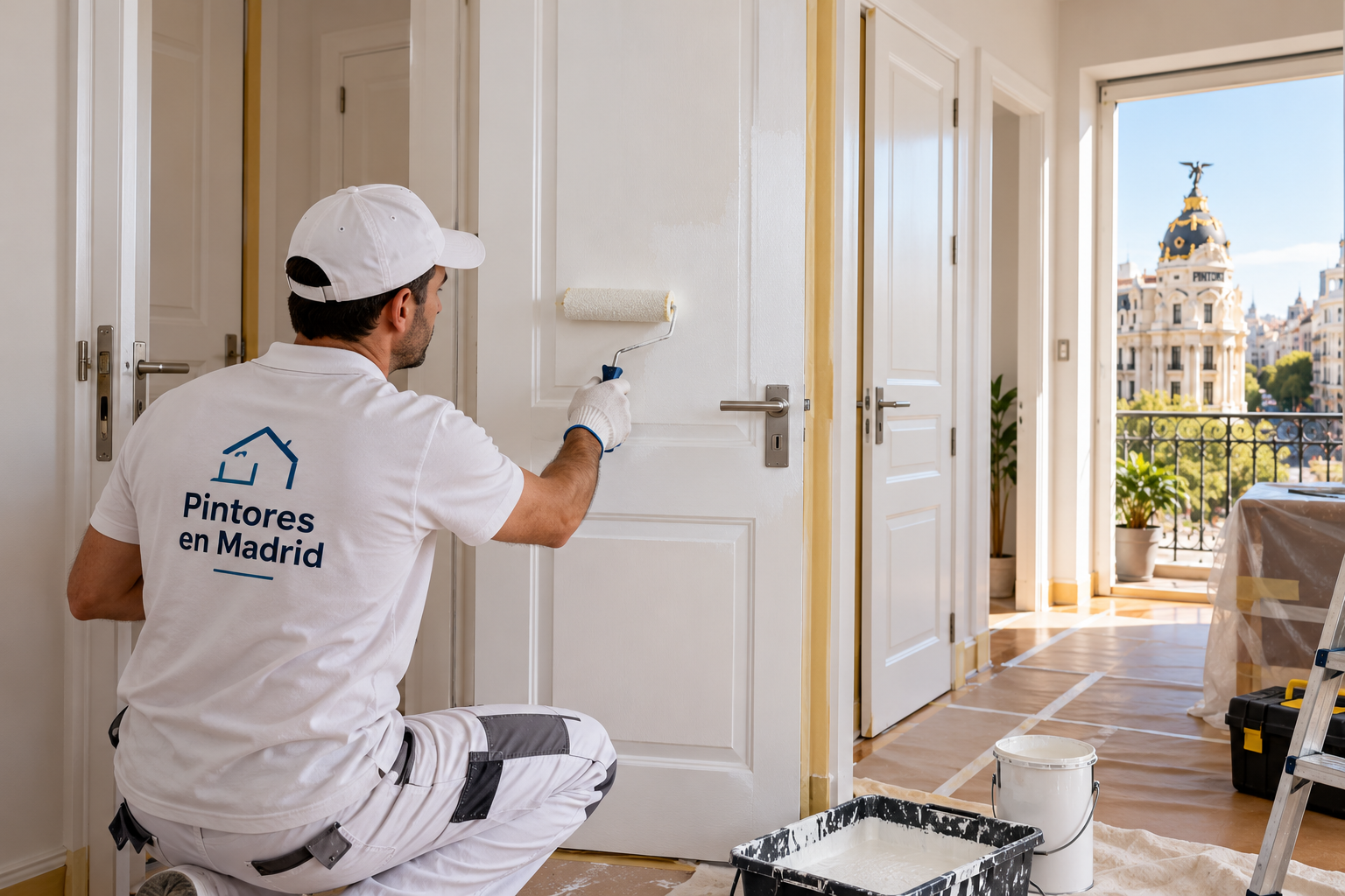 ¿Cuánto cuesta que un pintor pinte las puertas en Madrid? Precios y consejos para ahorrar