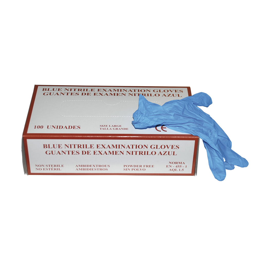 Isaval Guantes Multiusos Nitrilo Azul