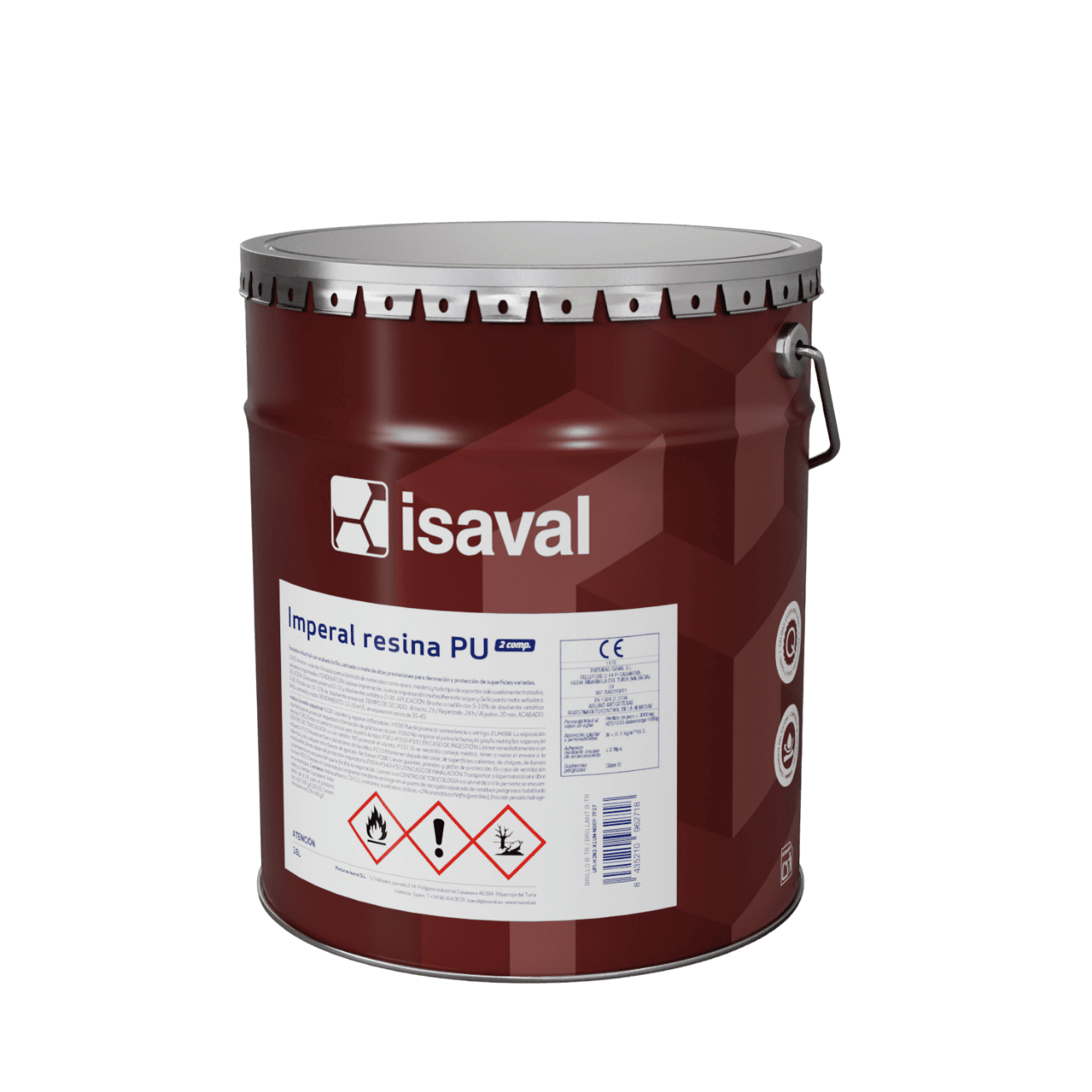 Isaval Imperal Resina Pu Alifática 2 Comp