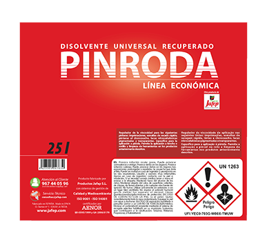 Jafep Disolvente Universal Recuperado Pinroda