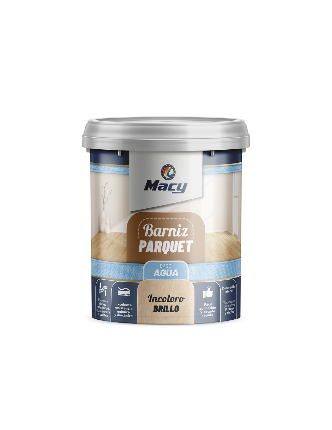 Macy Barniz Parquet Poliuretano Agua