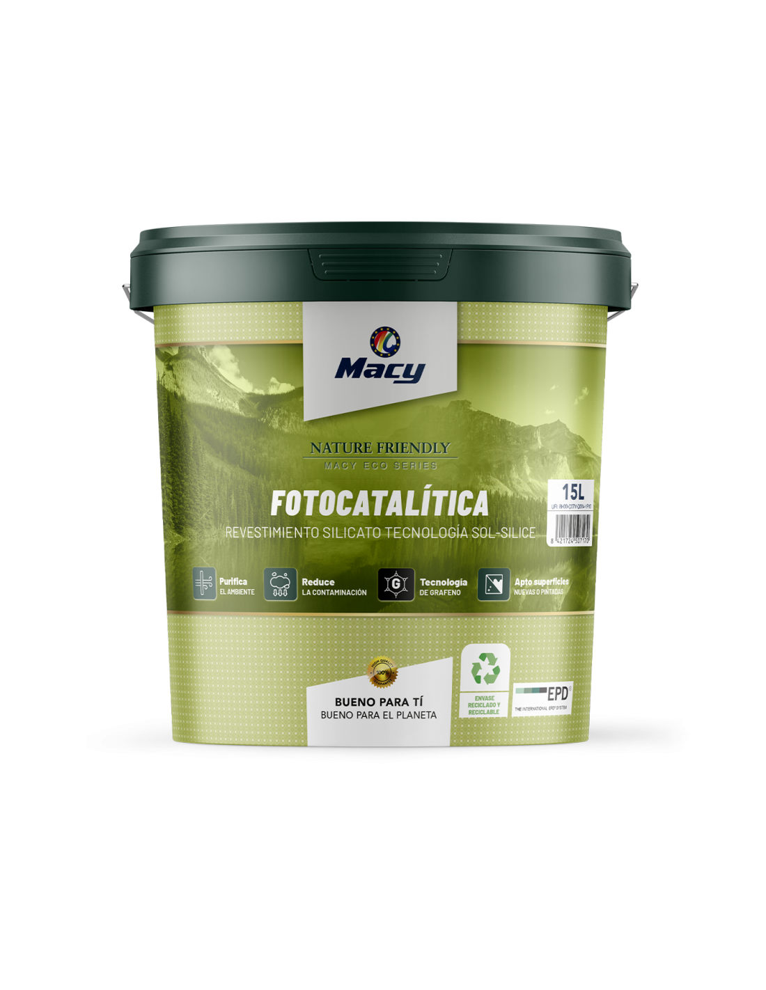 Macy Fotocatalitica Revestimiento Silicato Tecnologia Sol Silice