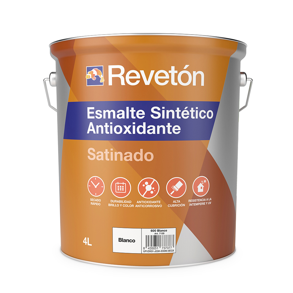Revetón Esmalte Sintético Antioxidante Satinado