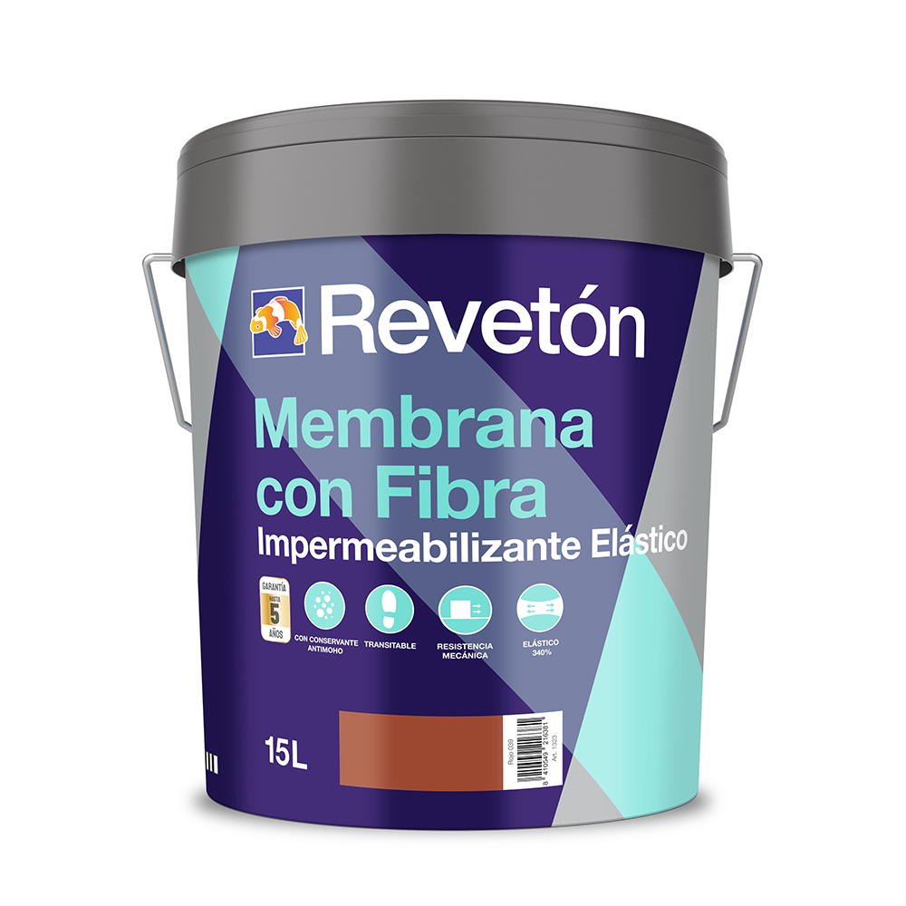 Revetón Membrana con Fibra