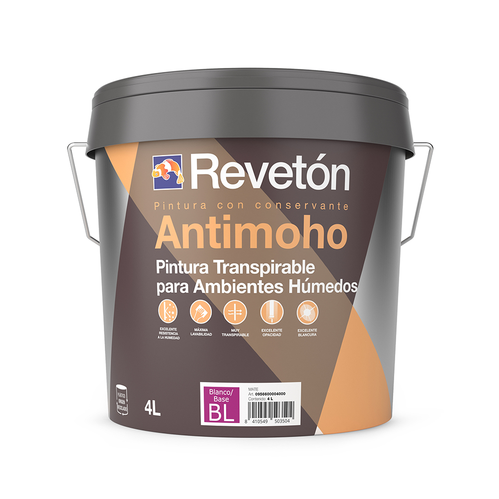 Revetón Pintura con Conservante Antimoho