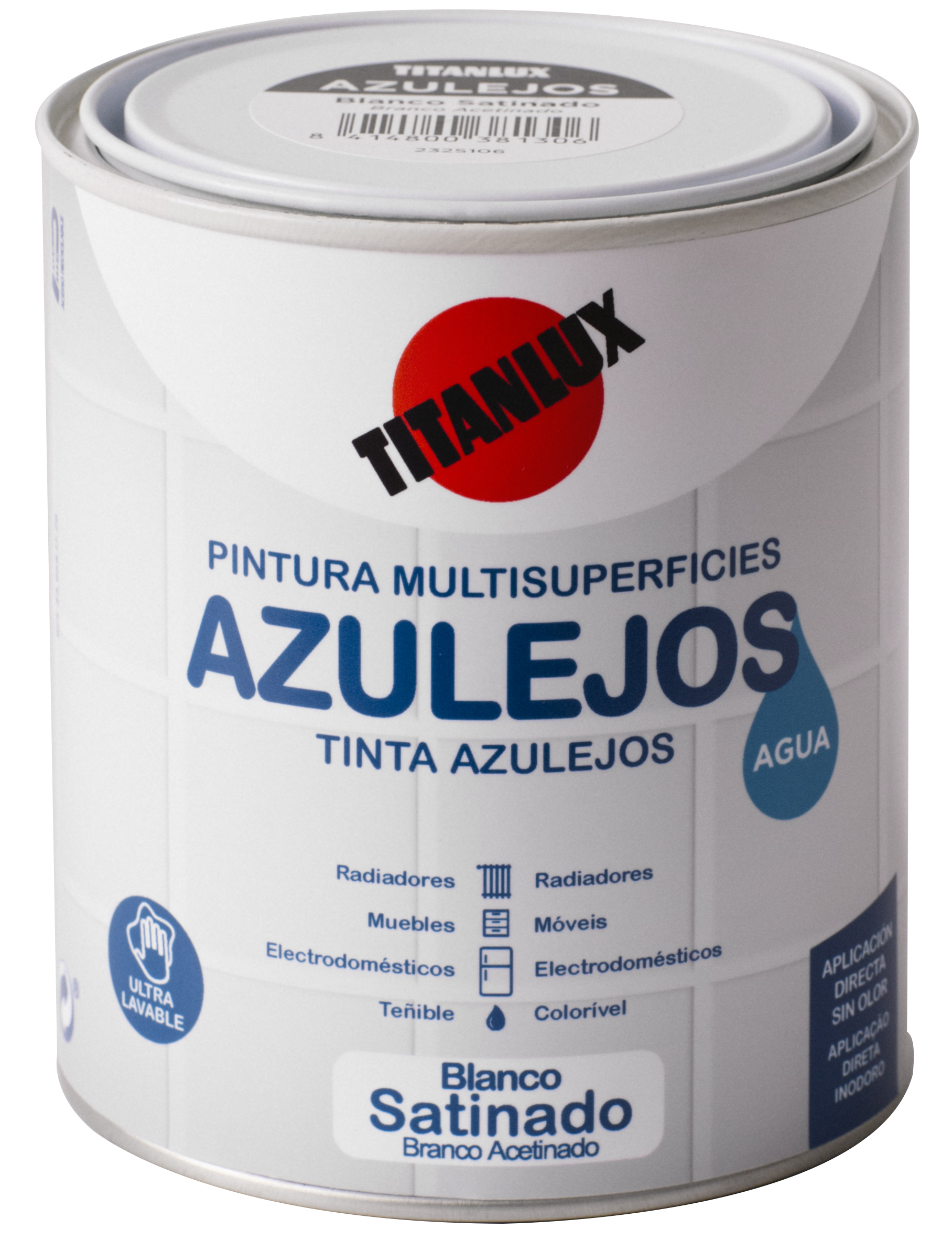 Titanlux Esmalte Azulejos al Agua Satinado Titanlux