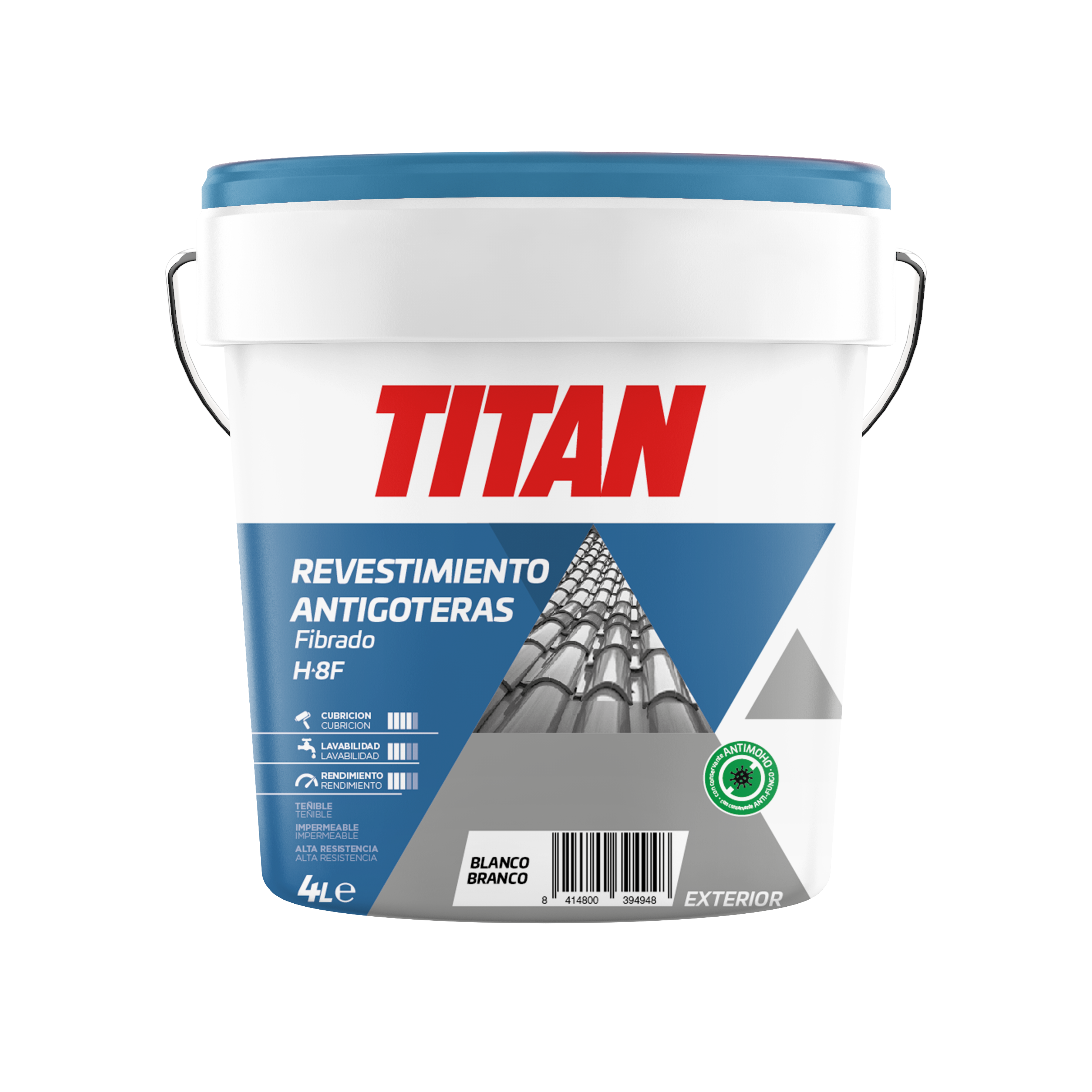 Titanlux H8F Revestimiento Antigoteras Acrílico Fibrado