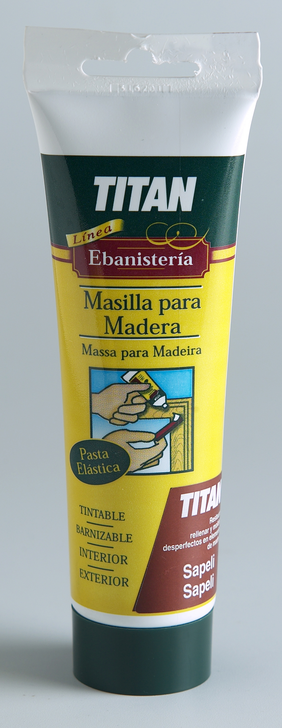 Titanlux Masilla para Madera Titan Ebanistería