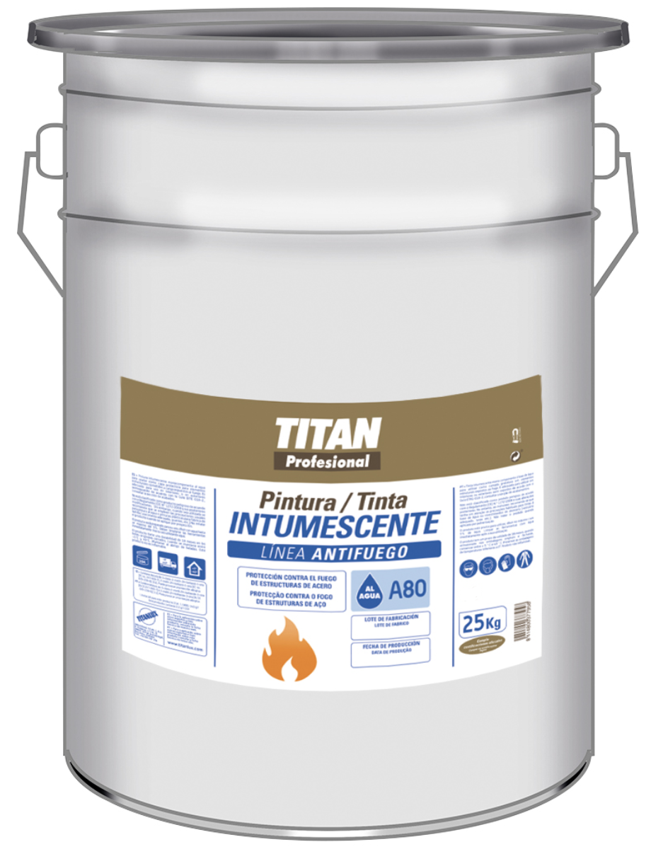 Titanlux Pintura Intumescente al Agua A80