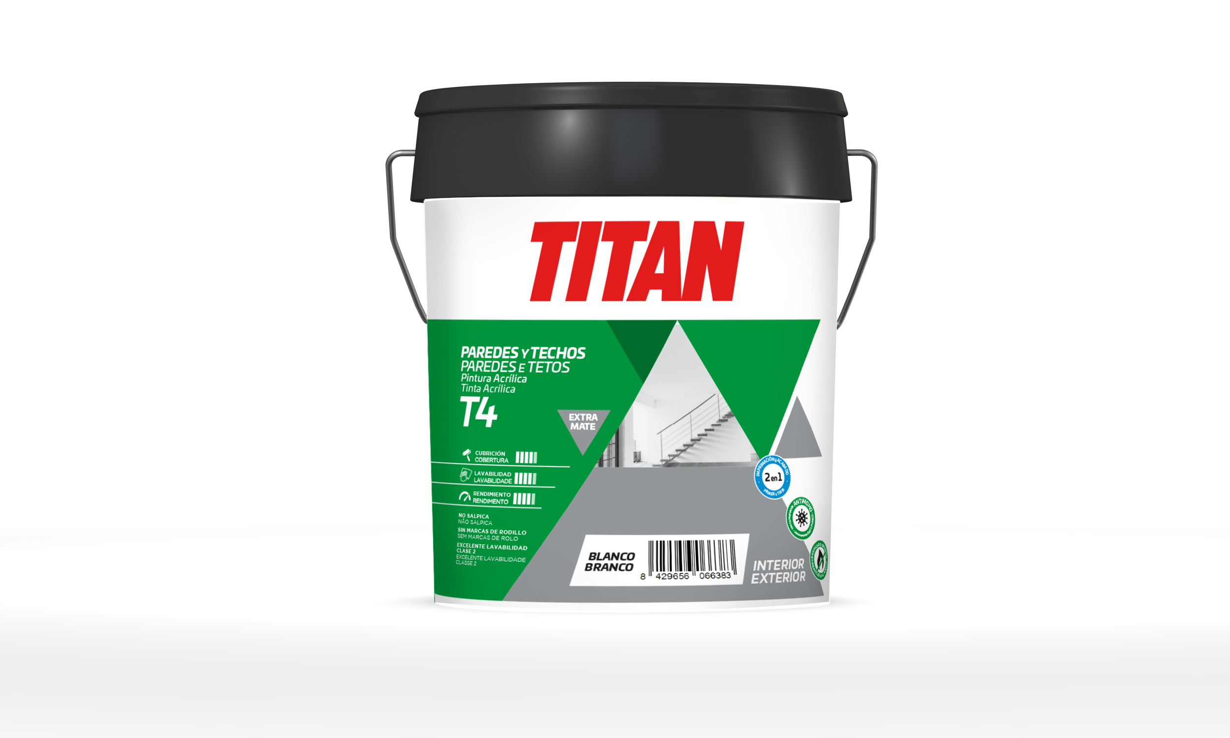 Titanlux T4 Pintura Acrílica Extra Mate