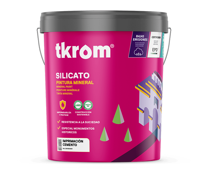 Tkrom Imprimacion Cemento Pintura al Silicato