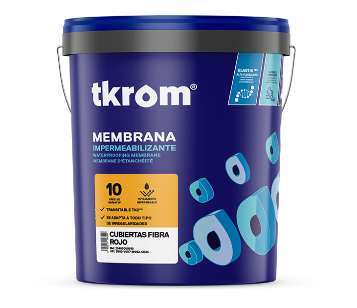 Tkrom Membrana Cubiertas Fibra