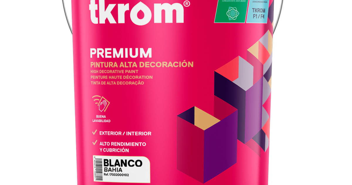 Tkrom Plástico Satinado Bahía