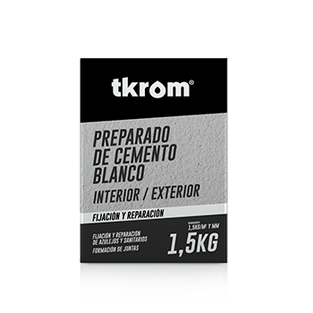 Tkrom Preparado de Cemento Blanco