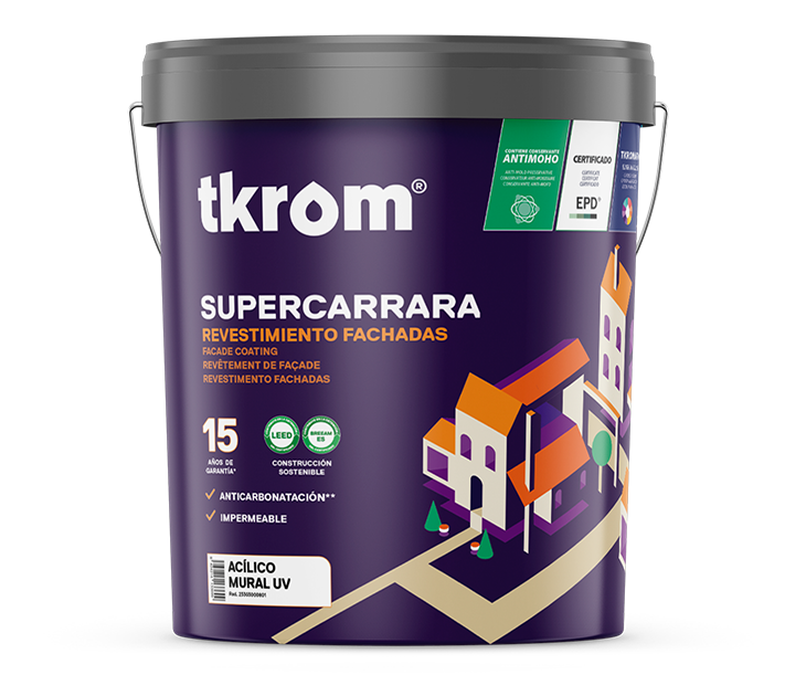 Tkrom Supercarrara Acrilico Mural UV Extra