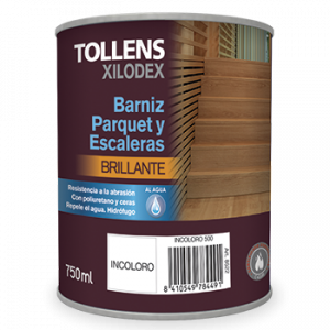 Tollens Barniz parquet y escaleras al agua brillante