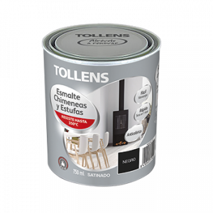 Tollens Esmalte chimeneas y estufas negro
