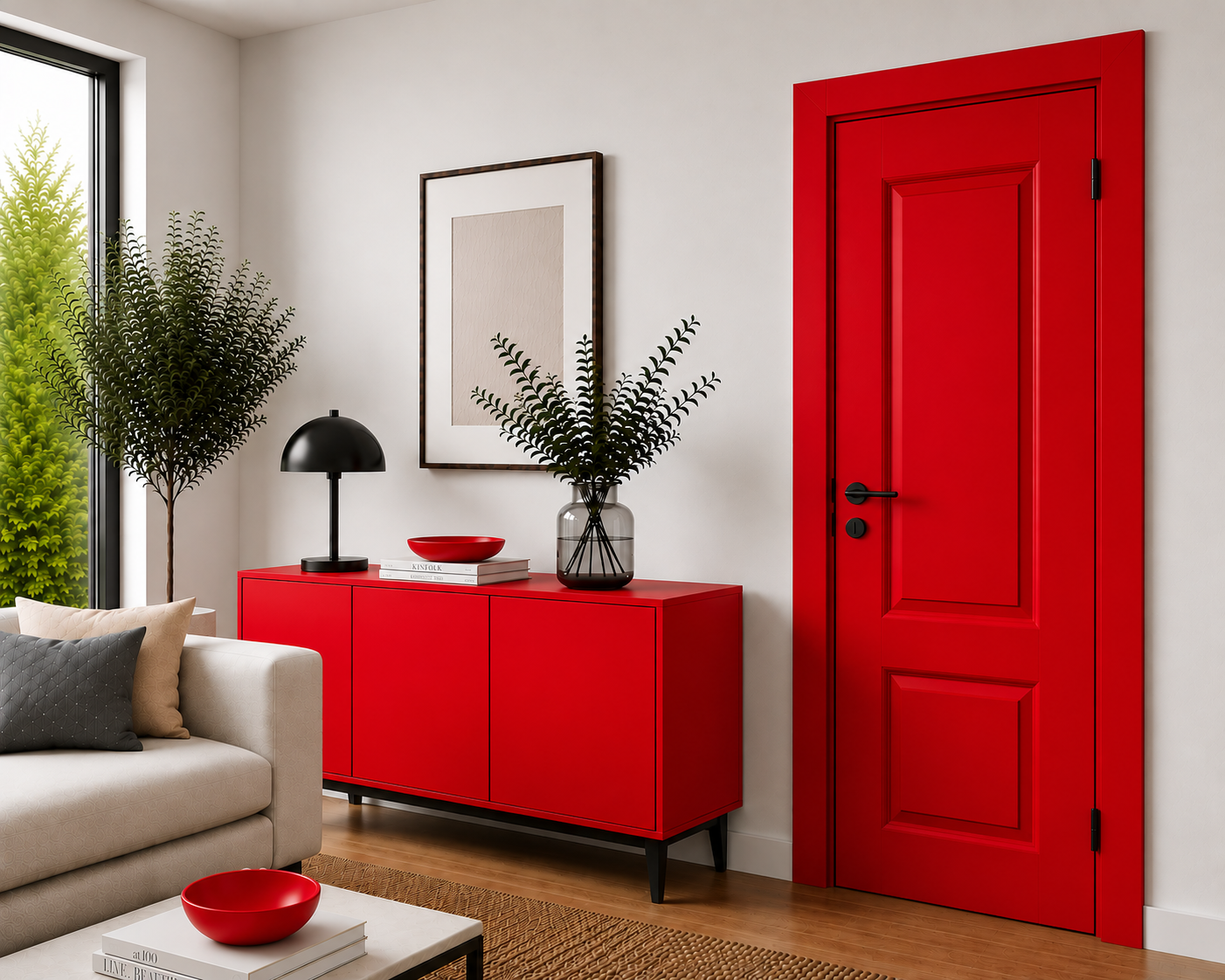 Esmalte Sintético (4 L) Rojo Vivo - vista alternativa