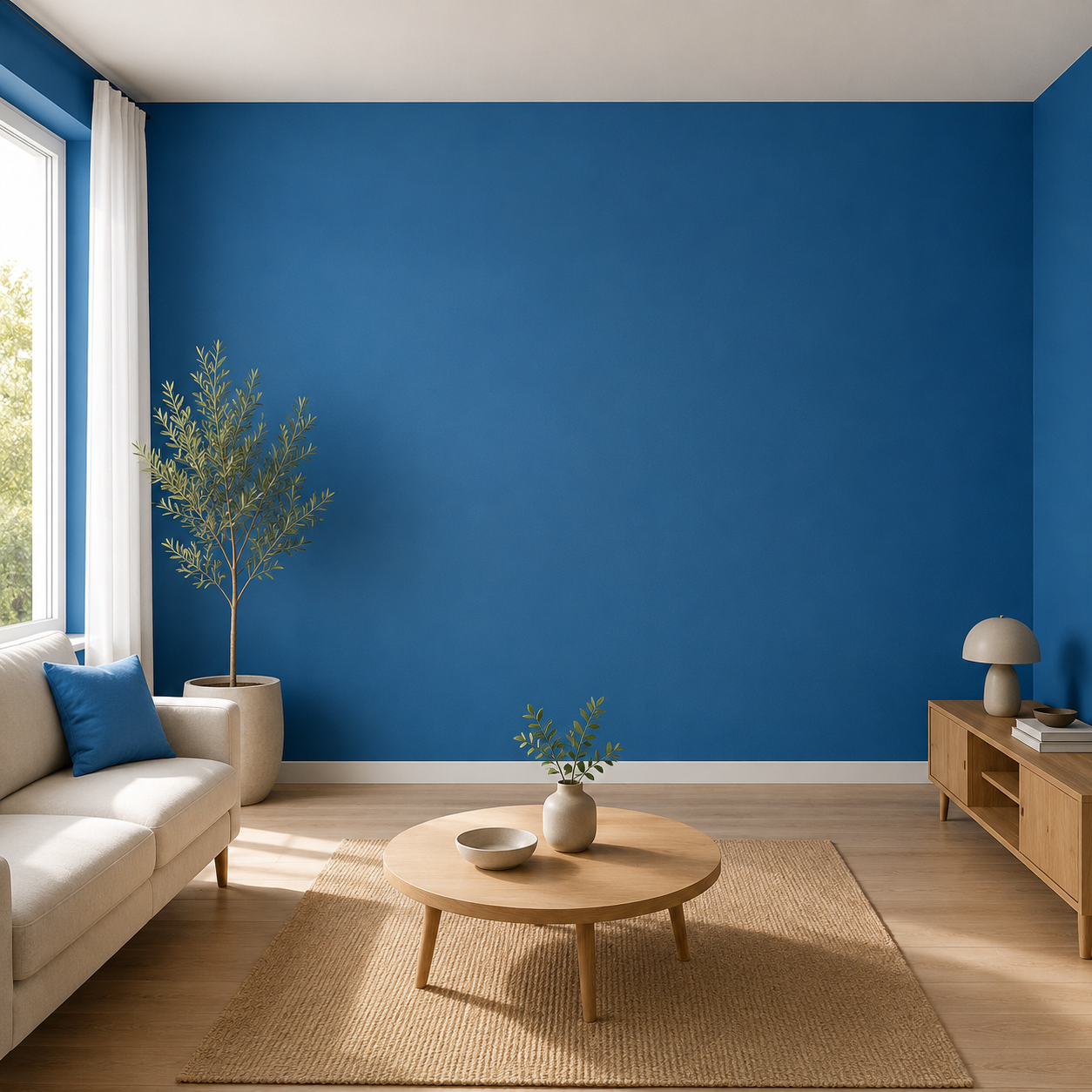 Pintura Plástica Monocapa Azul Agua (2,5 Lt) - vista alternativa