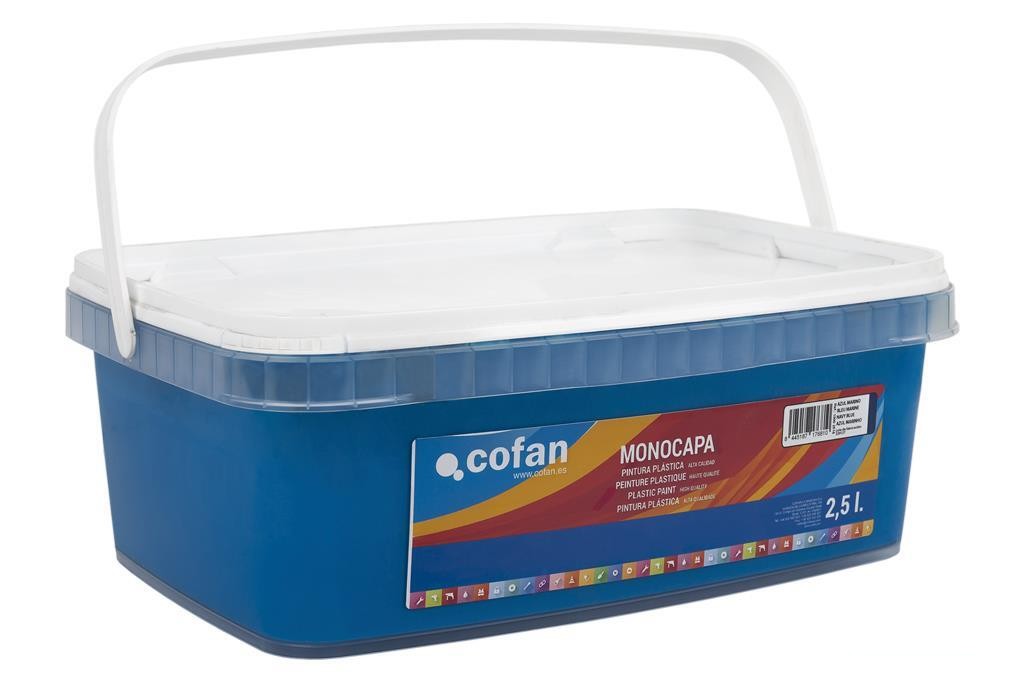 Pintura Plástica Monocapa Azul Marino (2,5 Lt)