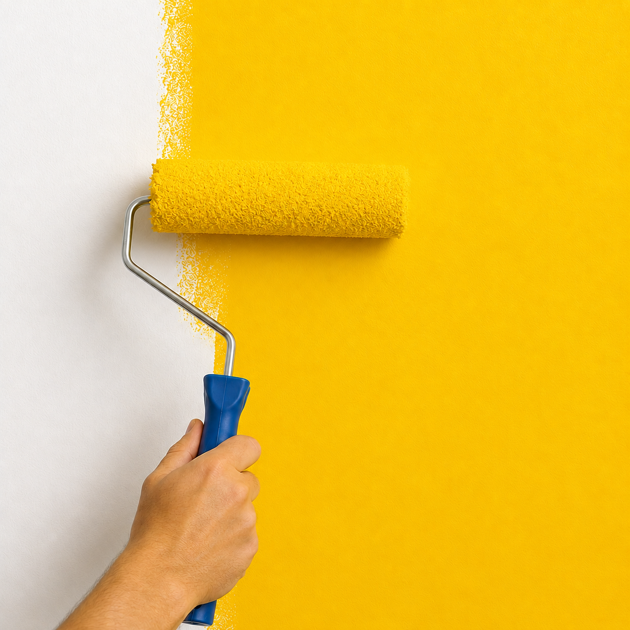 Pintura Plástica Monocapa Amarillo Medio (2,5 Lt)