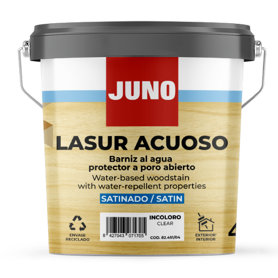 Lasur protector de madera exterior caoba juno 4l