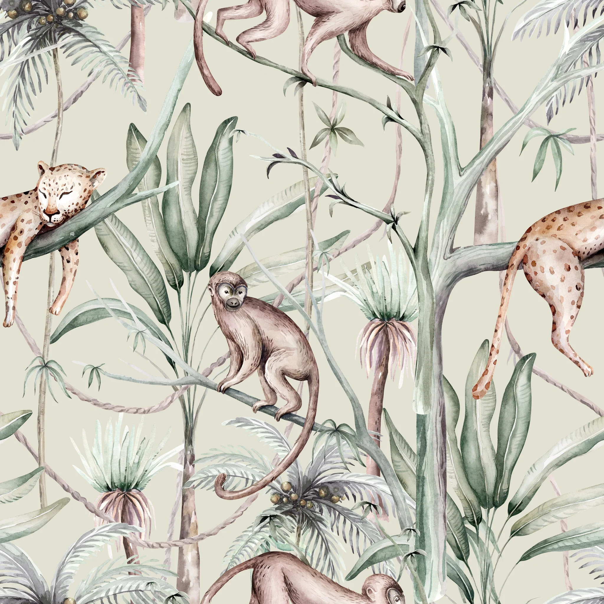 Papel pintado In Dolce Far Niente | Selva Exótica - vista alternativa