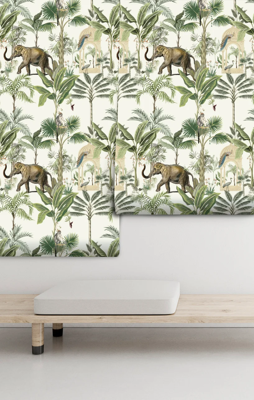 Papel pintado HINDU | Jardín Exótico