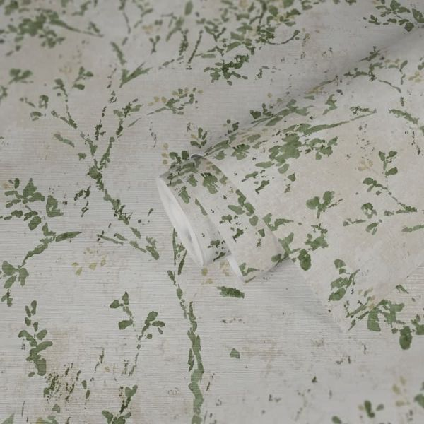 Papel Pintado 396504 Stories of Life – Livingwalls | Estilo Botánico Verde