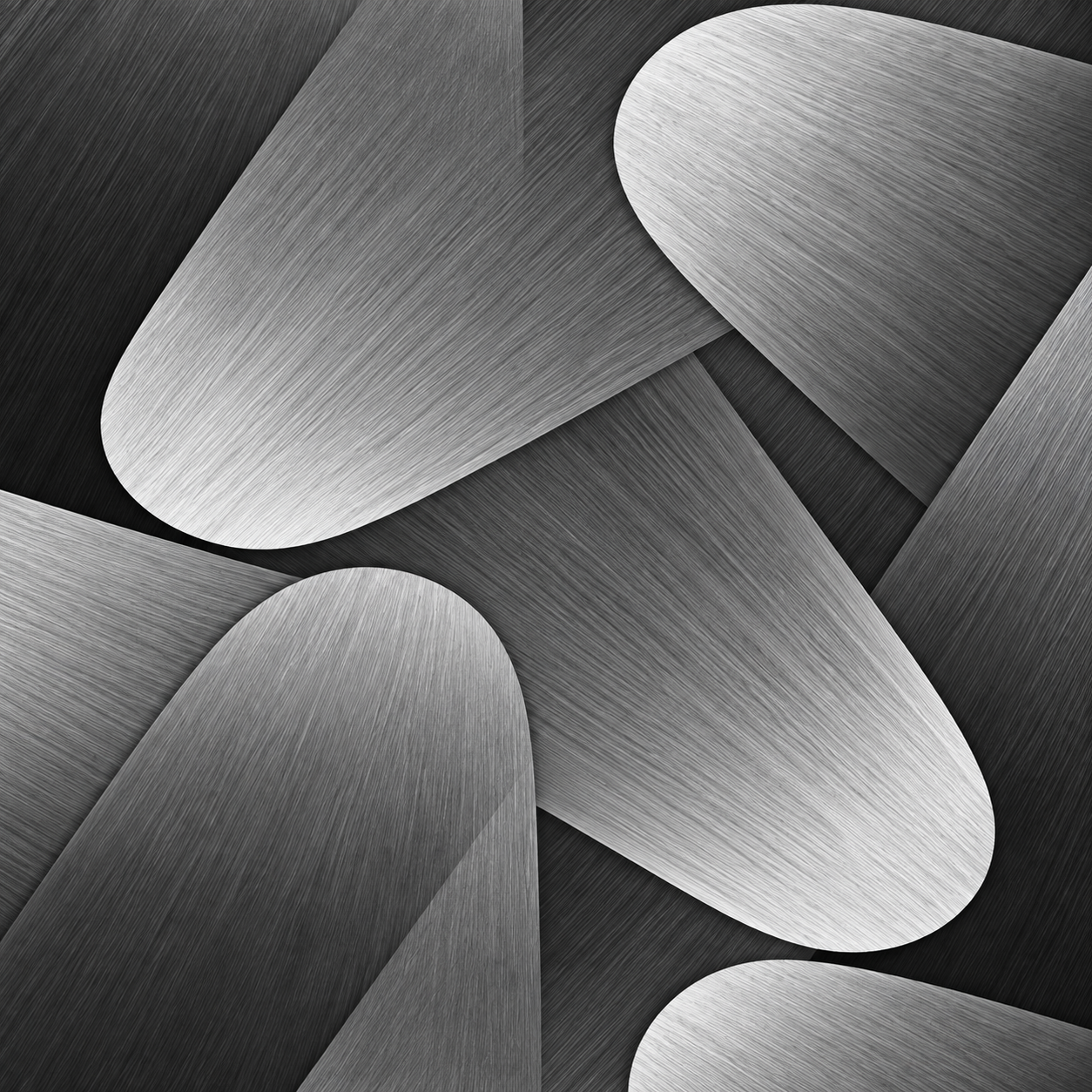 Papel Pintado Diseño Abstracto Geométrico en Gris y Plata
