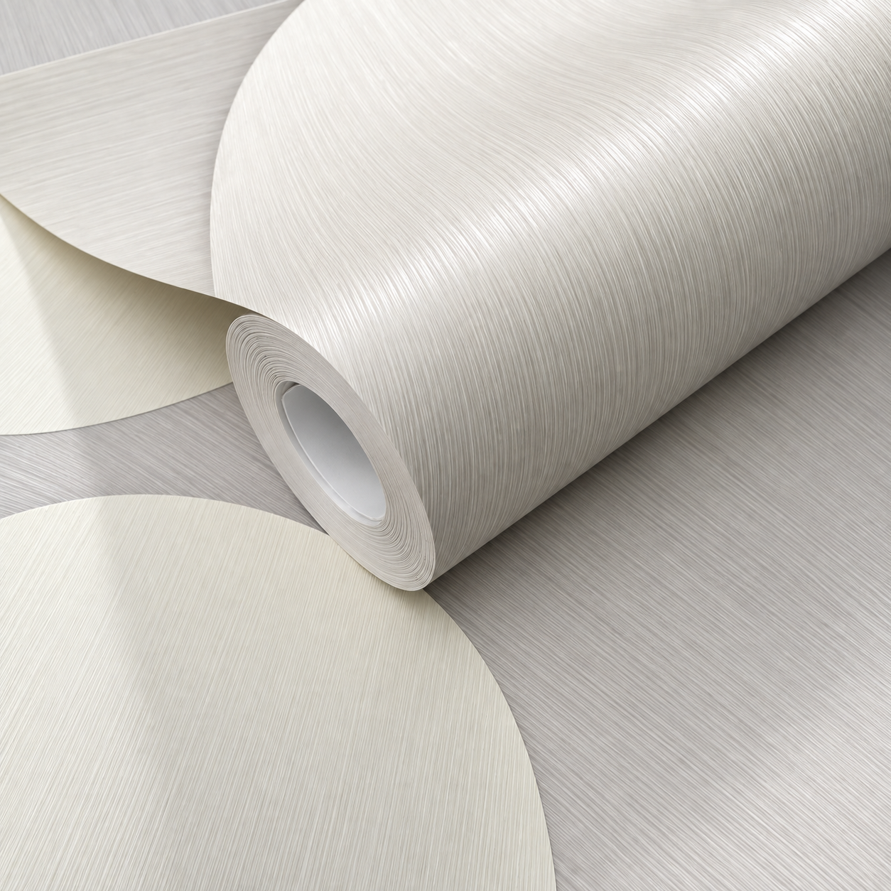 Papel Pintado Textura Abstracta en Blanco y Beige