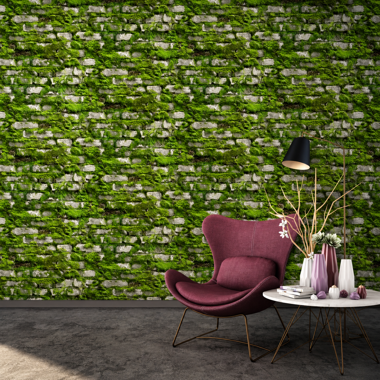 Papel Pintado Textura Decorativa en Tonos Naturales