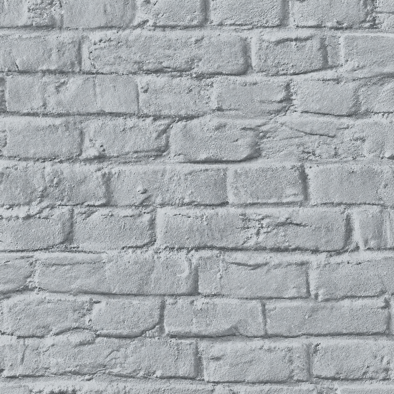 Papel pintado Ladrillo Blanco Grisáceo Industrial