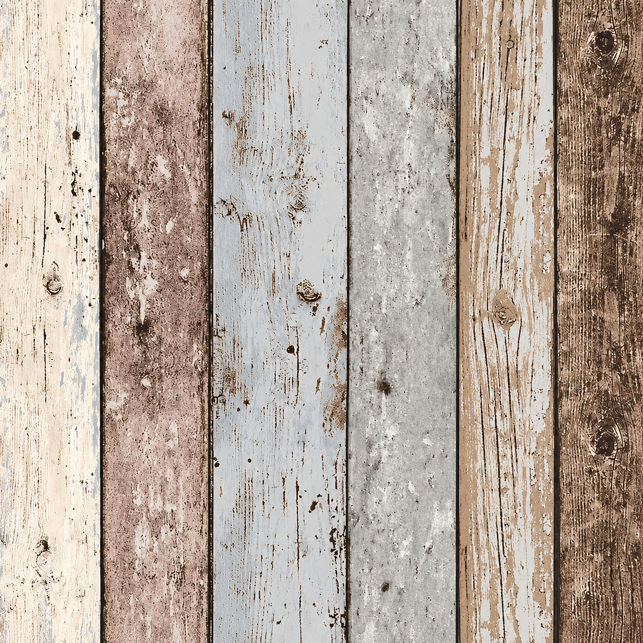 Papel Pintado Efecto Madera Envejecida - vista alternativa